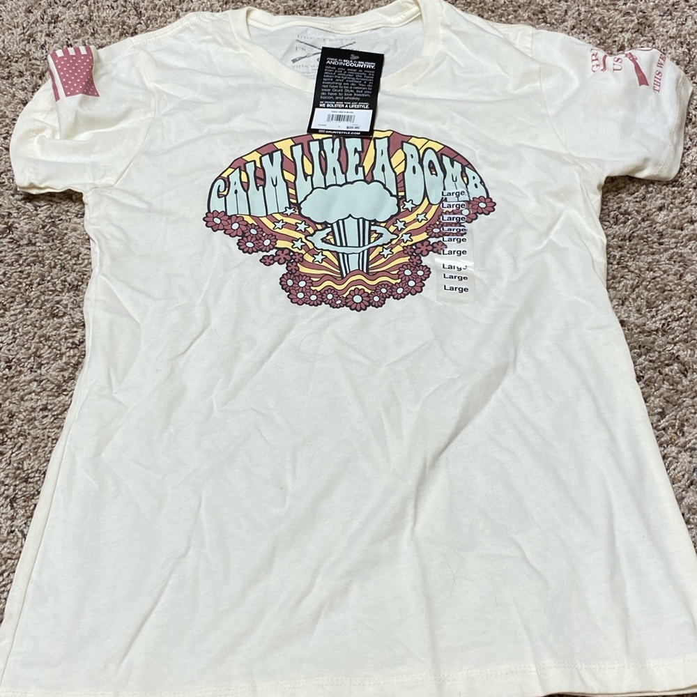 (3 for $25) Calm Like a Bomb tee